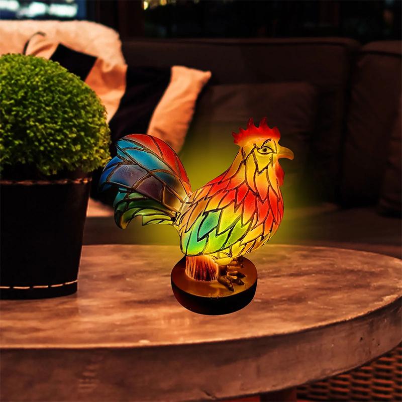 Animal Table Lamp Series,Stained Glass Cat,Dragon,Wolf,Horse,Owl,Dolphin,Turtle,Elephant,Mermaid Table Lamp Night Light
