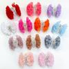 Neue Mini Blumen Haarspangen Mädchen Kinder Spitze Blumen Pferdeschwanzhalter Haarklammern Haarspangen Mode Haarschmuck