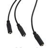 3.5mm Stereo Audio Splitter Cable Gold Plated 3.5mm (1/8 inch) TRRS Stereo Plug Male to 3 x 1/8 inch 3.5mm Stereo Jack Female 1 Input 3 Output Stereo