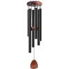 37-inch Retro Six-tube Aluminum Wind Chime Pendant - Home Decor Three-color Wall Hanging Ornament