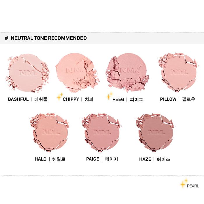 Naming Fluffy Powder Blush 3.2g (22 Colors)