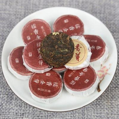 500 g Yunnan Puerh Tea Lepkavá rýže Tuo Tea Menghai Golden Bud Mini Tuo Tea
