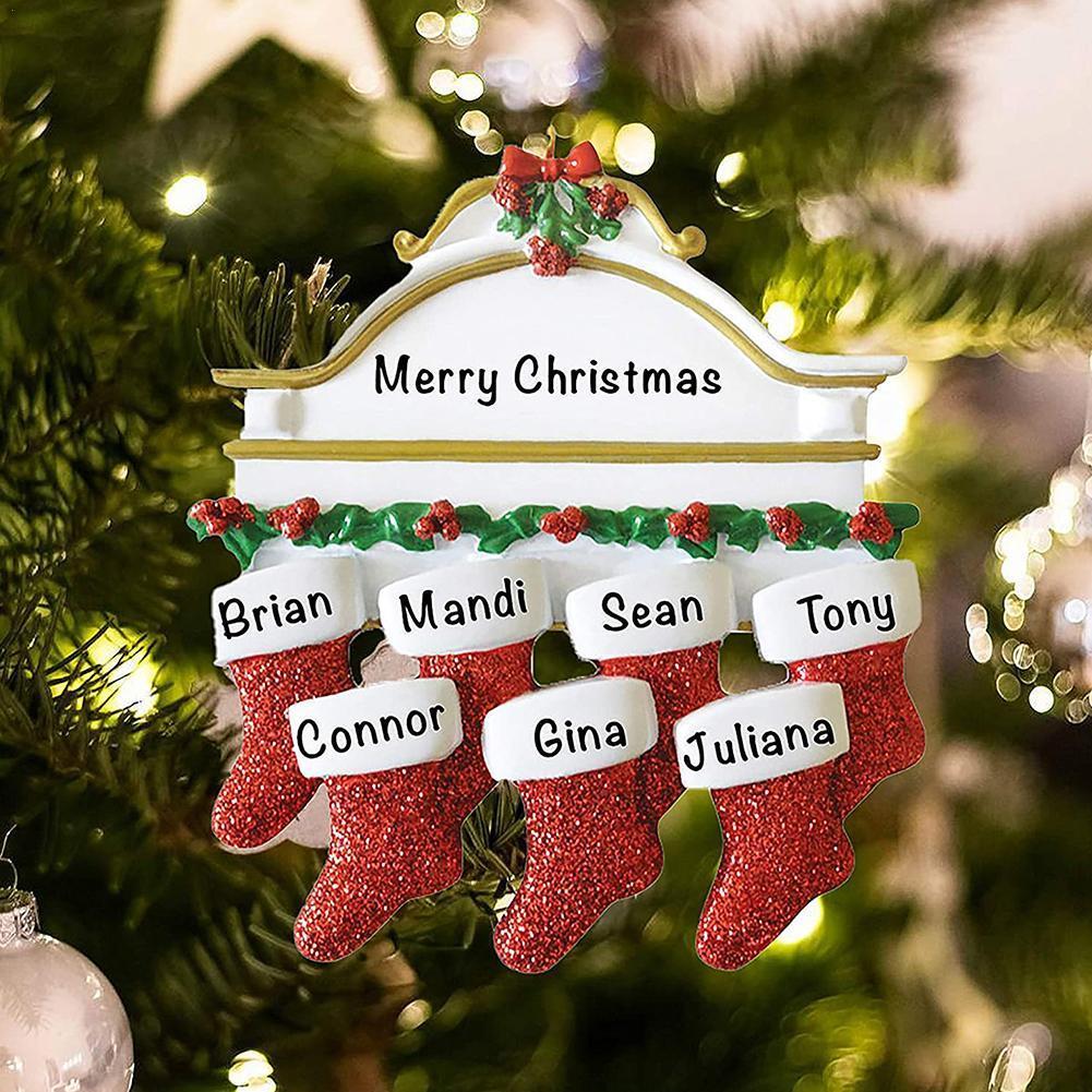 Personalised Grandchildren 7 Christmas Tree Decoration/Bauble/ornament. Personalised Grandchildren 7 Christmas Tree Decoration/Bauble/ornament.