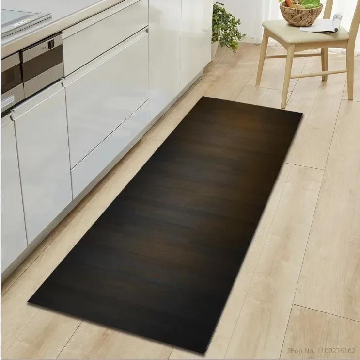 Floor Mat Carpet For Living Room Kitchen Carpet Wood Painting Rectangle Sofa Bedroom Rug Bedside Mats Entrance Rug