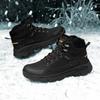 TUINANLE Winter Men Boots Fur Warm Snow Boots Men Hiking Shoes Work Ankle Booties Outdoor Men's Sneakers Footwear