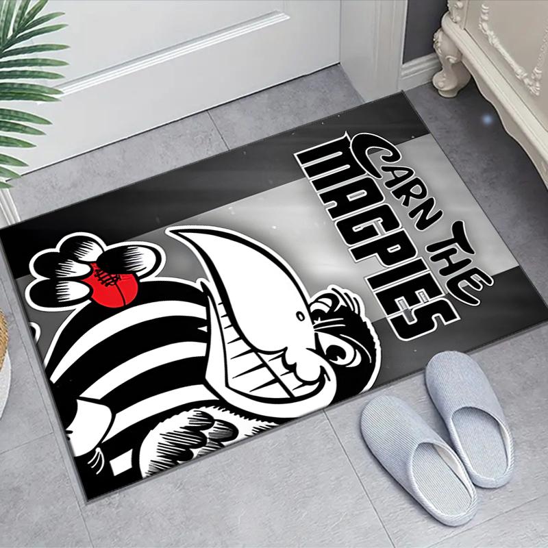 1pc Football Team Design Area Rug - Non-Slip, Soft & Cozy Floor Mat for Living Room, Bedroom, Office - Indoor/Outdoor Decorative Carpet