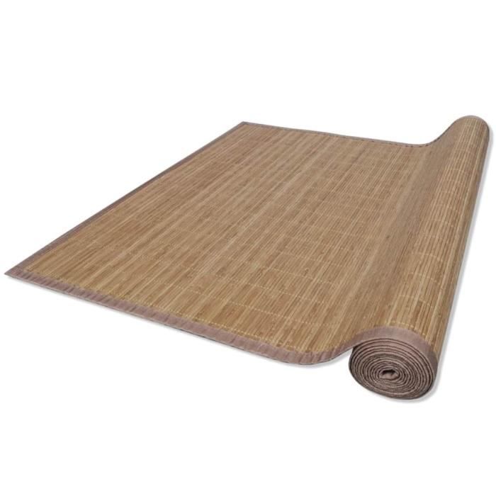 Tapis - vidaXL - 160x230 cm - Marron - Fibres naturelles - Antidérapant PVC