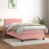 Maison Exclusive - Lattenrost und Matratze Rosa 80x200 cm Samt
