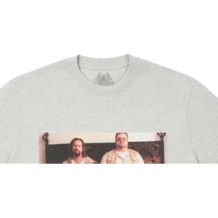 Palace Dude T-Shirt Grey Marl Unisex Tops P19TS015