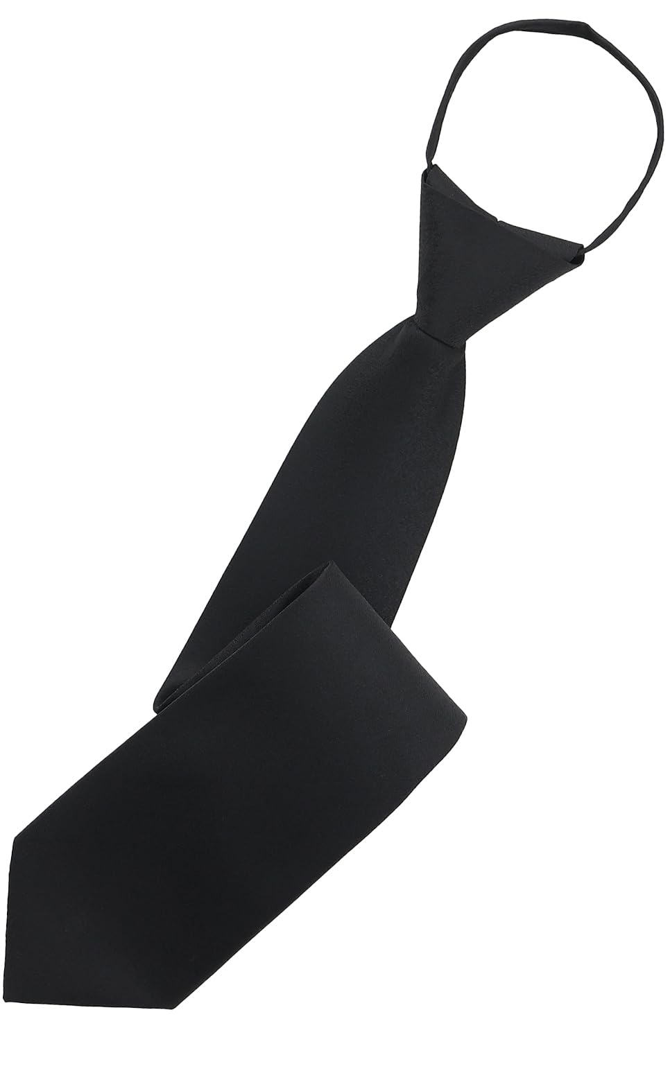 

[Royal Code] Easy to wear, washable at home, black funeral tie. Zipper closure ensures a neat knot for anyone. ([3] Textured surface (rough, finely