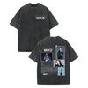 Tricou Grafic Vintage Spălat Young Miko Do Not Disturb Album Modă Hip Hop Mânecă Scurtă Tricou Bărbați Femei Tricouri Supradimensionate