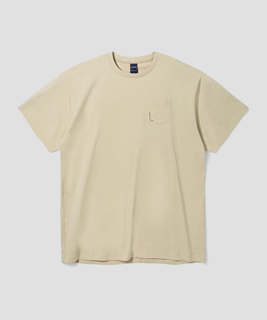 AGOD Racing Short Sleeve T-Shirt [Light Beige]