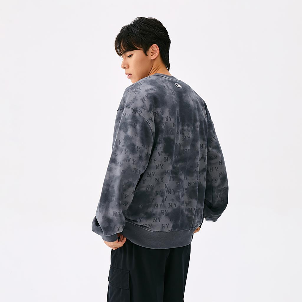 New MLB New York Yankees 25FW Sweatshirt Unisex Standard Charcoal Gray 3AMTM1154-50CGS