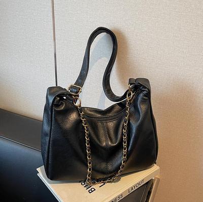 Bolso de diseño retro simple para mujer, gran capacidad, nuevo 2025, bandolera casual versátil, bolso de mano para el trabajo