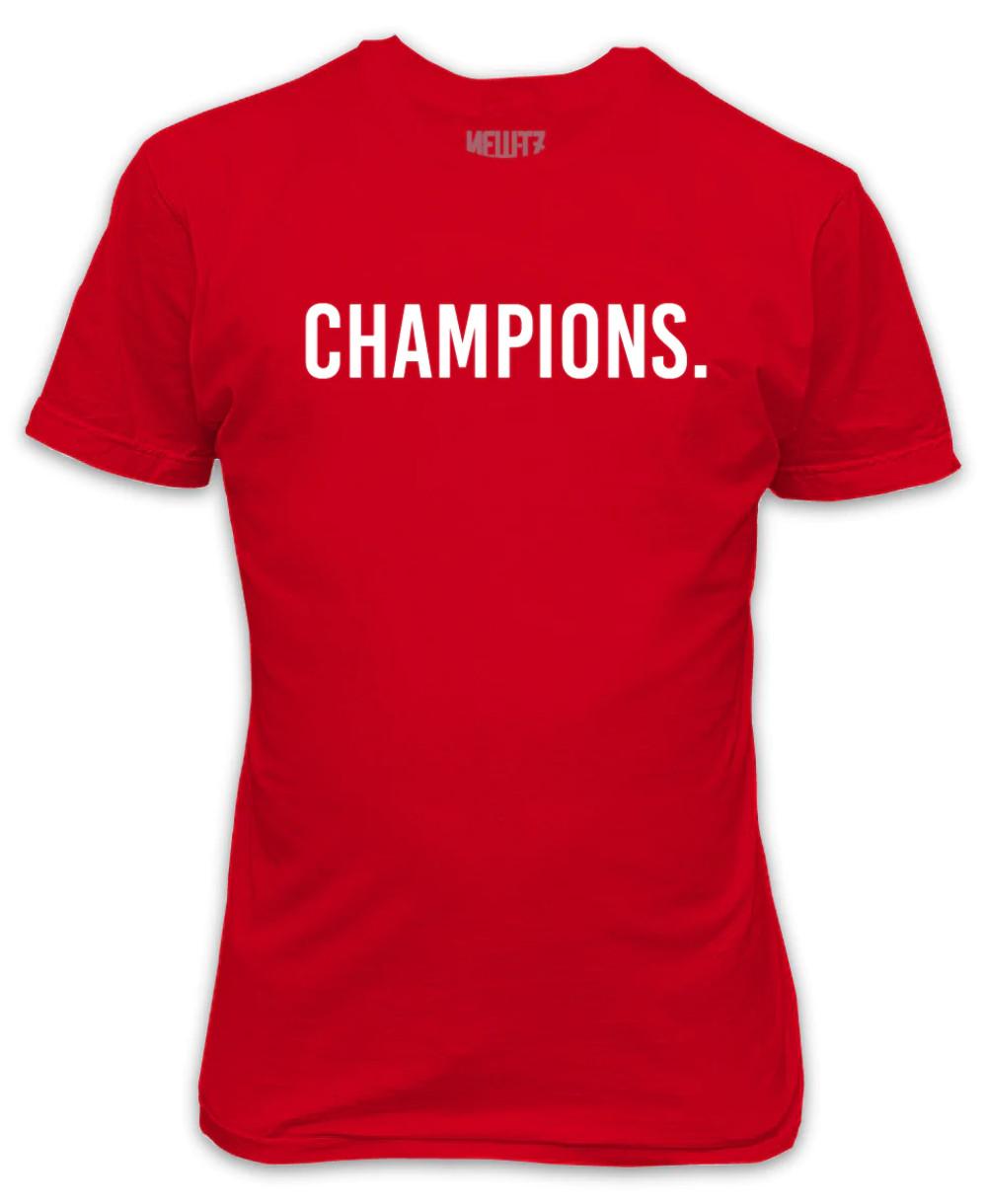 Champions T-Shirt Liverpool Red Premier Champions League Winners 19 20 L