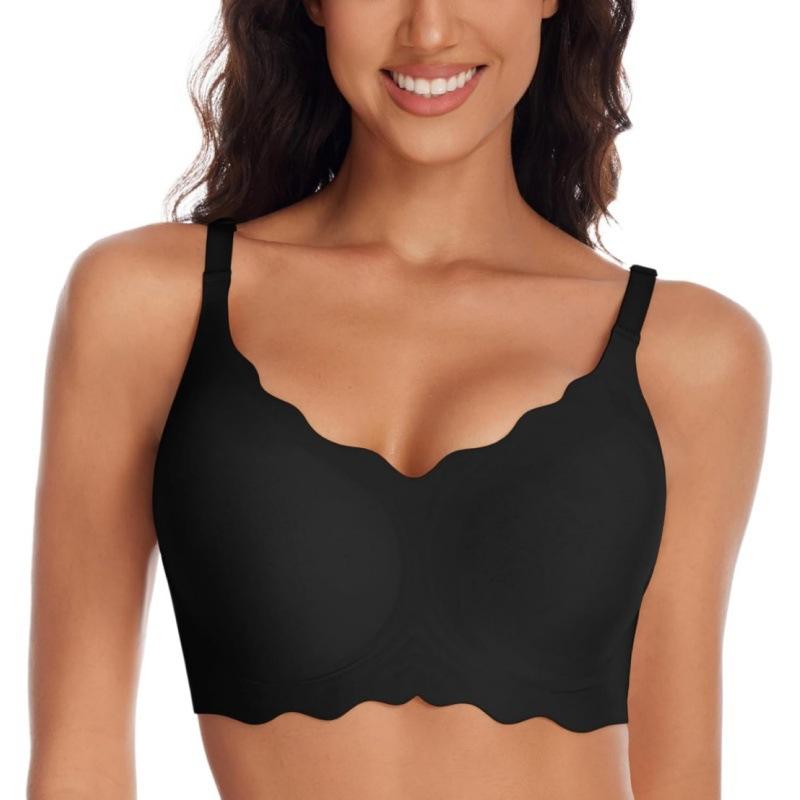Nahtloser kabelloser Tank-Sport-BH für Damen, europäische Größe, weiche Gelee-Passform, Komfort, tägliche Intimwäsche