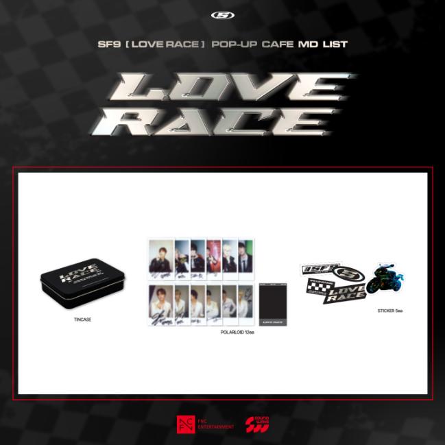 

Предварительный заказ SF9 POP-UP Cafe Love Race Tin Case Photo Card Set