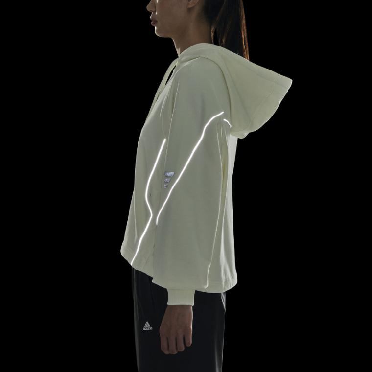 Adidas FW24 FUSTL Series W P SWT3 Sports Casual Hooded Pullover Long Sleeve Sweatshirt Women Sweatshirt Ivory JM6226