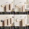 Modern Minimalist Towel Bar With Sucker Mount For Bathroom Storage And Antimildew Function