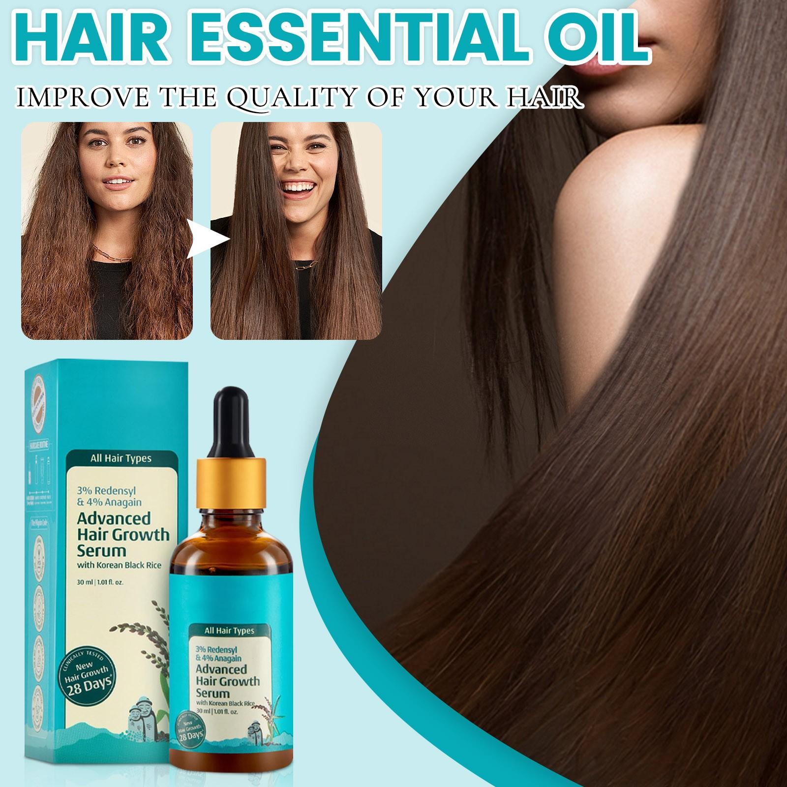 

Dry And Frizzy Hair Growth Essencey Hair Care Oil 30ml One Size синій