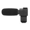 Video Recording Microphone Wide Range Frequency Shock Absorbing Stereo Interview Microphone for Camera