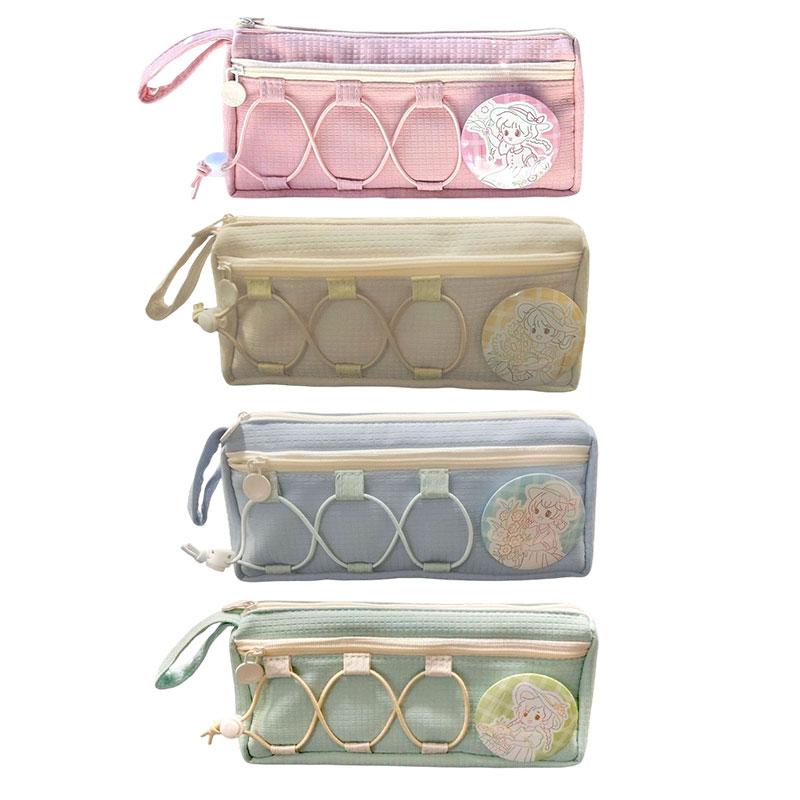 Kawaii Pencil Cases Large Capacity Pencil Case Pouch Holder Box for Girls Office School Supplies Pencil Bag Korean Stationery