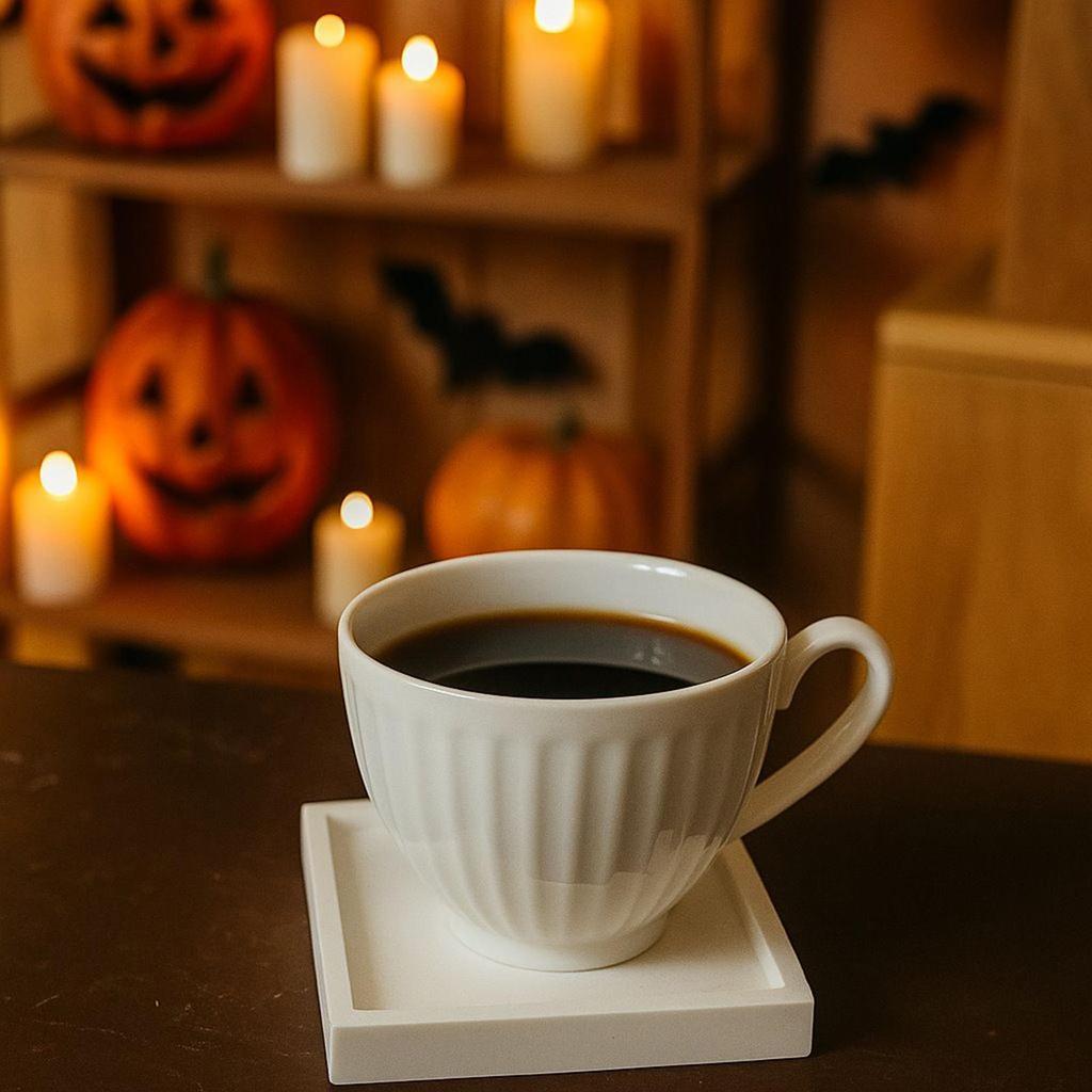 4 Stück Gießuntersetzerformen Silikonform Gießform Wiederverwendbares Untersetzer-Bastelset Gipsgießform für Büros Zuhause