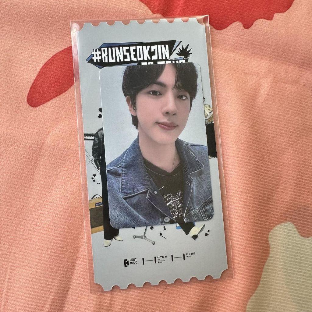 [USED] 6/28 RUNSEOKJIN_EP.TOUR LIVE plan trading card Jin