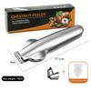Stainless Steel Chestnut Opener with 2 Finger Armors Nut Cracker Sheller Walnut Pliers Chestnut Cracker Tool Kitchen Tools