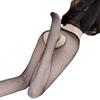 Sex underwear Sex stockings Sexy net socks Hot drill four-sided open fishing net socks Pantyhose Thin with diamond socks Sao