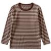 YumeFlair Colorful Striped Crew Neck Boys and Casual Long Comfortable Thick Warm Outerwear for and Fashionable 150 Pieces Kids' Undershirt, Girls,