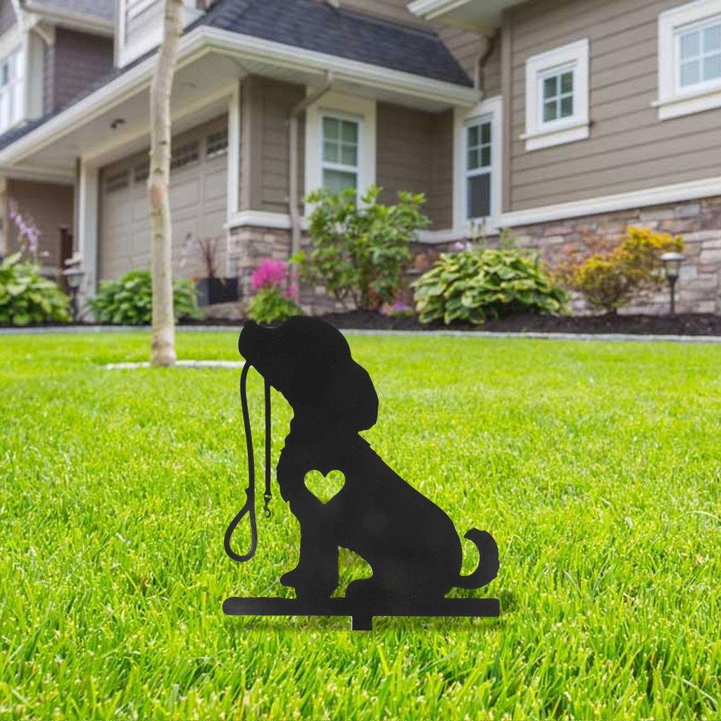 Garden Spaces 6.96 X 9.84 Inches Iron Garden Stake Metal Garden Decor Firm Material Visual Appeal Weather Resistant