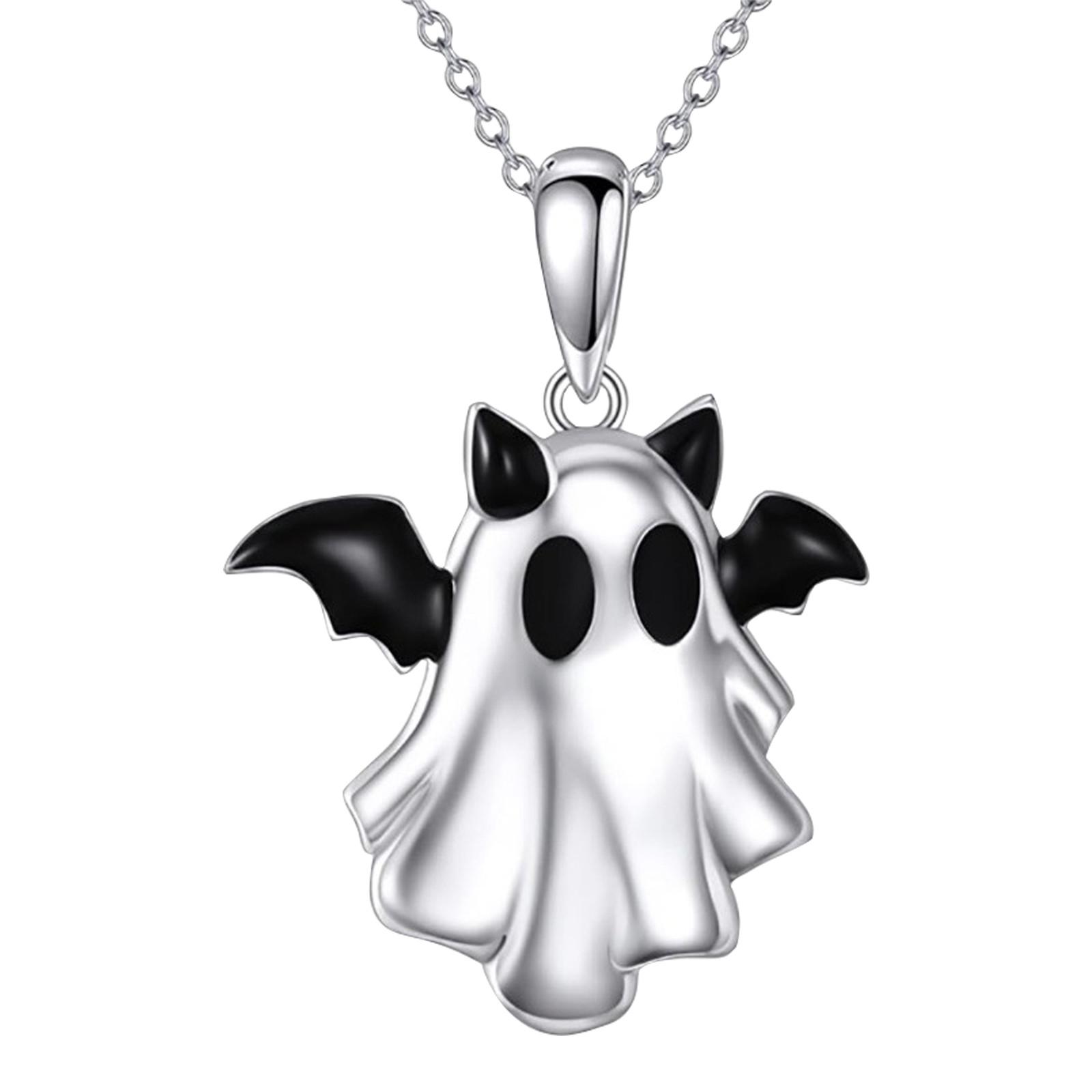 

Креативное ожерелье из сплава, Универсальное, Популярное ожерелье на уличных аукционах-, Персонализированные украшения, 1 шт., Хэллоуинское мультяшное ожерелье One Size