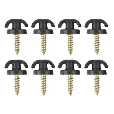Kit de quincaillerie pour crochet de filet de chargement de voiture 8 pièces Installation facile Crochets et vis universels pour filet de rangement de coffre