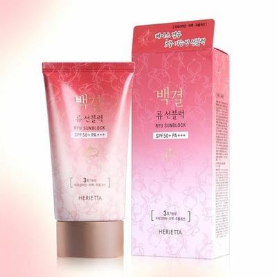 Suncare Baekgyeol Ryu Sunblock SPF 50+/PA+++ 60g (W61F4F1)
