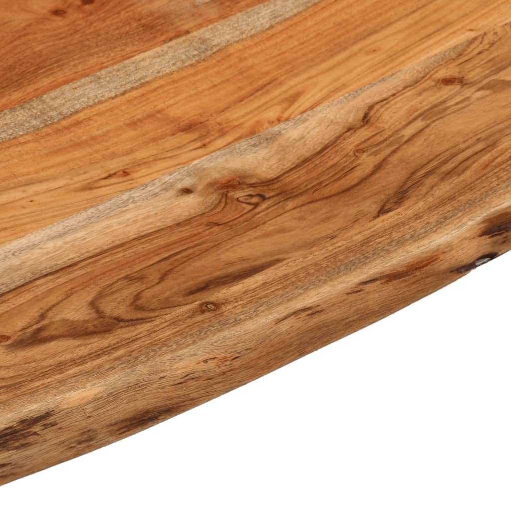 Wall Shelf 40 x 40 x 2.5 cm Square Solid Acacia Wood with Natural Edge