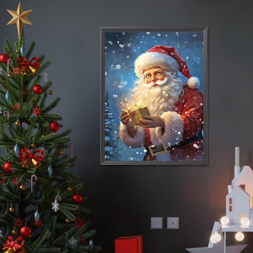 5D DIY Vollrunde Bohrer Diamantmalerei Santa Kit Heimdekoration Kunsthandwerk