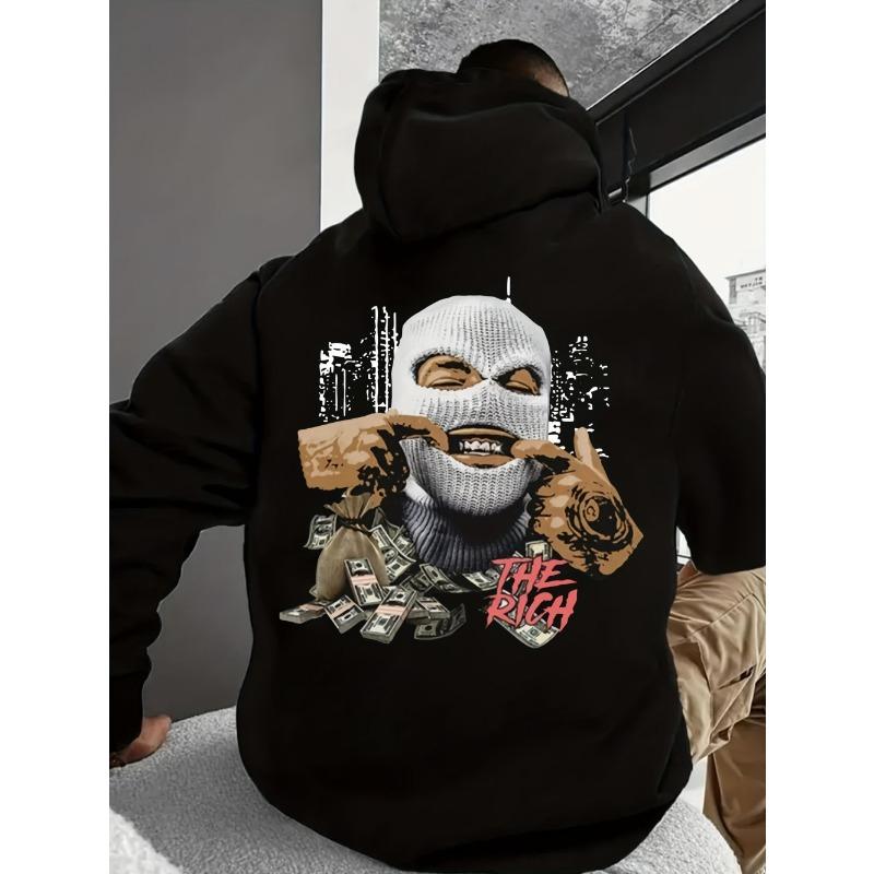 Autumn New Fashionable Men's Avatar Printed Comfortable Soft Hoodie Outdoor Urban High Street Clothing