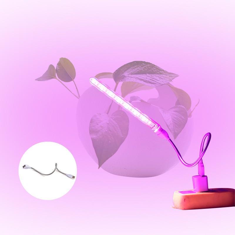 Goodland LED Grow Light USB Fyto lampa Full Spectrum Fitolamp s kontrolní fytolampou pro rostliny Sazenice Květinový domácí stan