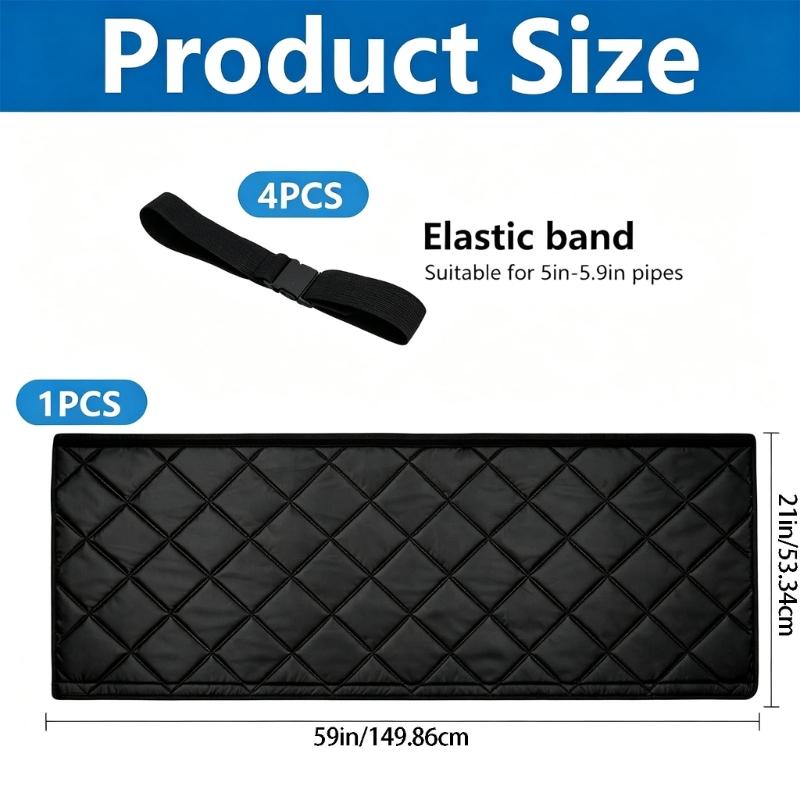 Portable Air Conditioner Hose Cover, Fabric Insulation Sleeve for Bedroom Hose Zone and Indoor Room Comfort Use