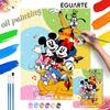Oil Painting Handmade Diy Mickey Mouse and Friends Gifts Home Decorations