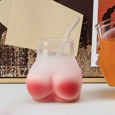 401–500 ml Hintern geformte Tasse, lustige Kaffeetasse, Pfirsich-Hintern-Trinkbecher