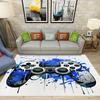 Gaming-Teppich für Jungenzimmer Gamer-Teppich Controller-Design Teppich Spielzimmer Schlafzimmer Dekoration Rutschfeste Maschinenwaschbare Matte Großer Teppich