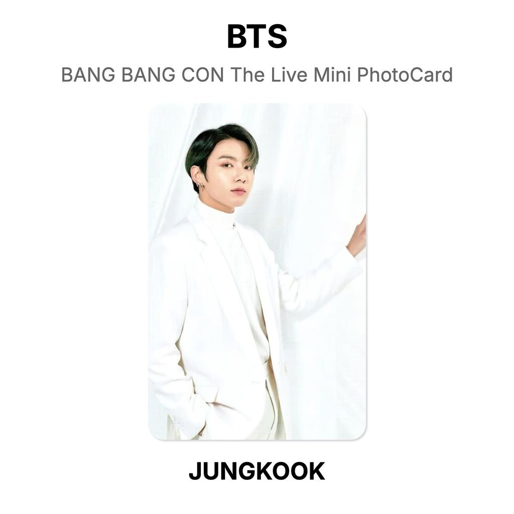 BTS BANG BANG CON The Live Mini PhotoCard Official Photocard