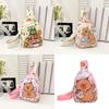Preschool Children Capybara Nylon Crossbody Bag Animal Pattern Design Everyday