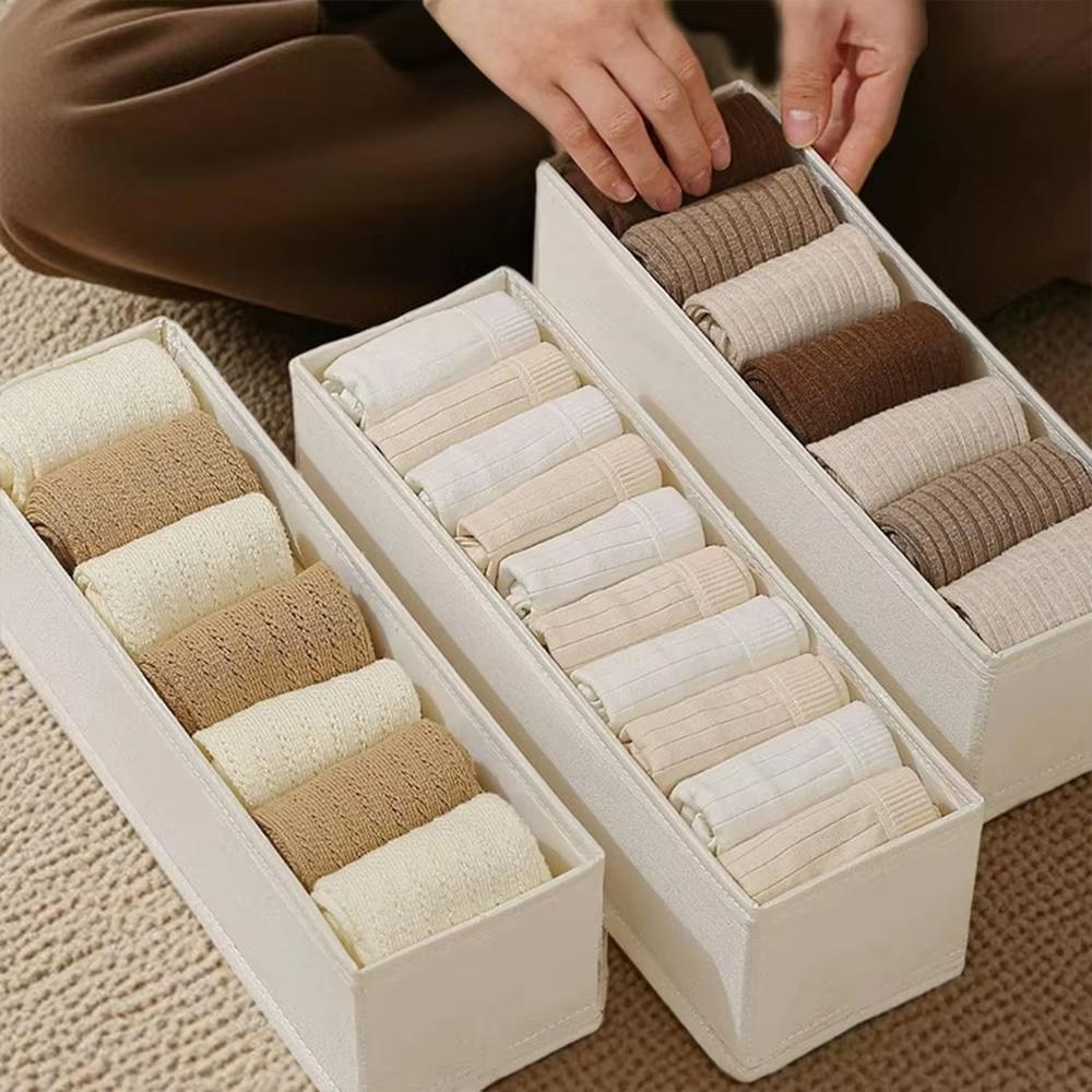 Organizzatori per Cassetti Armadio Scatola Portaoggetti per Cassetti Armadio Portaoggetti per Magliette Jeans Intimo Pantaloni