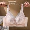 Elegant Cartoon Lace Bra for Women - Small Bust Lift, Side Support, Anti-Sagging, Wire-Free Design