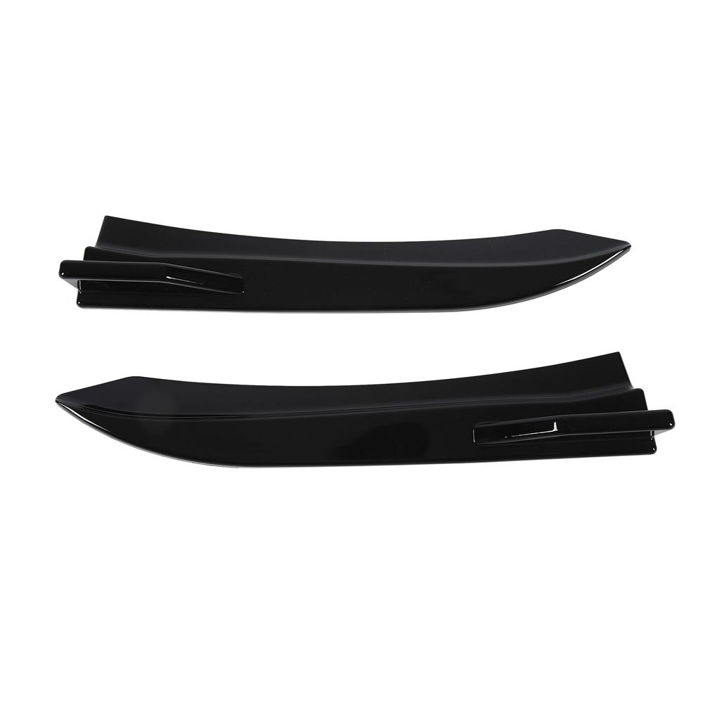 2Pcs Car Rear Bumper Splitter Glossy Black Side Spoiler for 3 Series F30 F31 M Sport 2011 To 2019