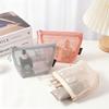 Portable Mesh Cosmetic Bag Summer Beach Women Storage Bag Pen Cosmetic Toothbrush Organizer Holder Wash Pouch