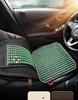 Universal Wood Bead Lumbar Support Car Seat Cushion Set - Cooling, Breathable, All-Season
